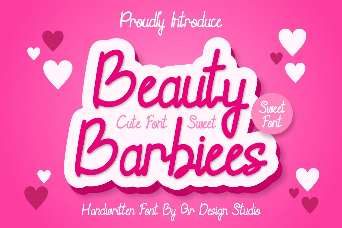 Beauty Barbiees Free Font 1