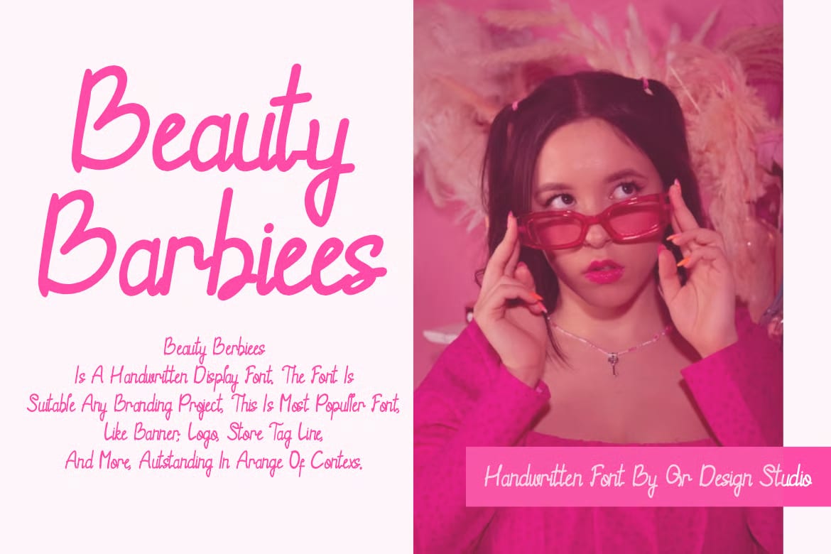 Beauty Barbiees Free Font 5
