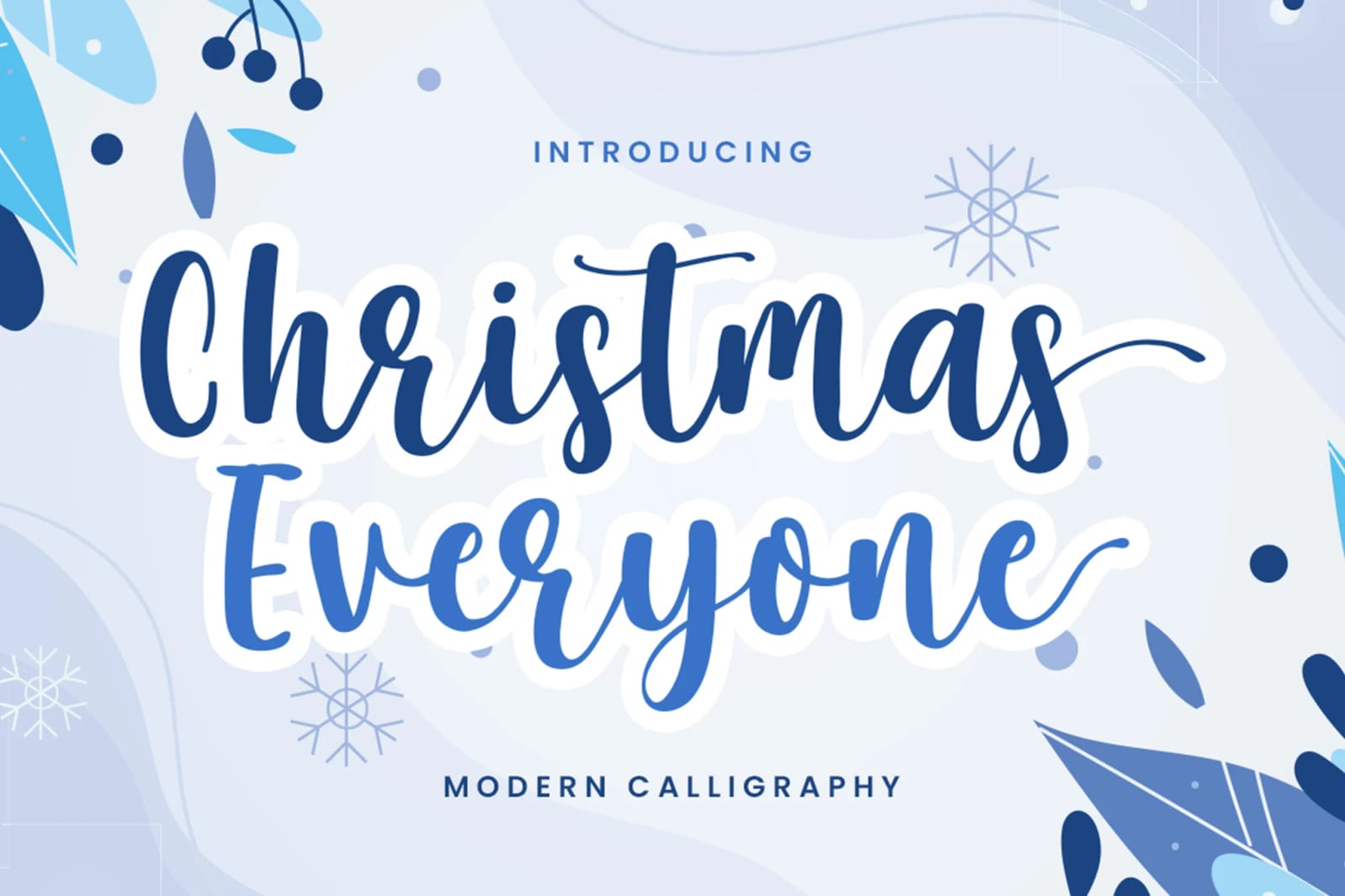 Christmas Everyone Free Font 1