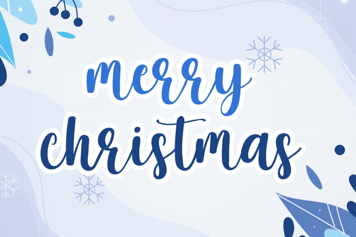 Christmas Everyone Free Font 5