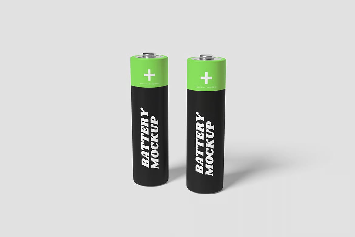 Free Battery Mockup 2
