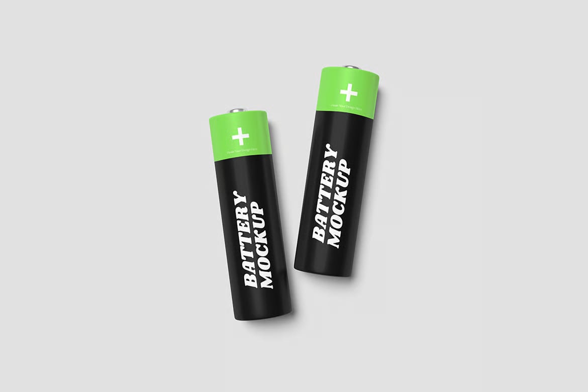 Free Battery Mockup 3
