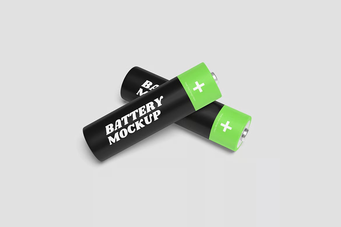 Free Battery Mockup 4
