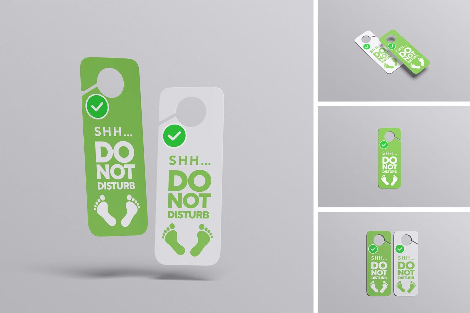 Free High Quality Door Hanger Mockup 1