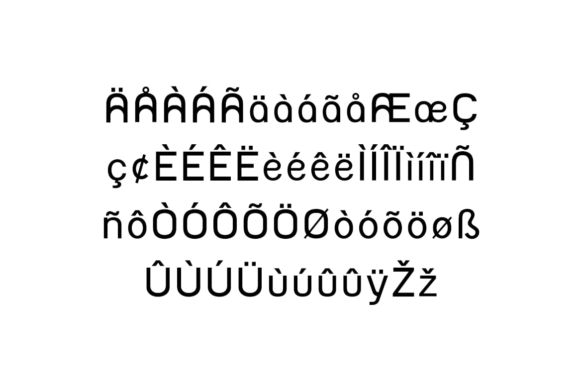 Free Pollygram Modern Sans Serif Font 7