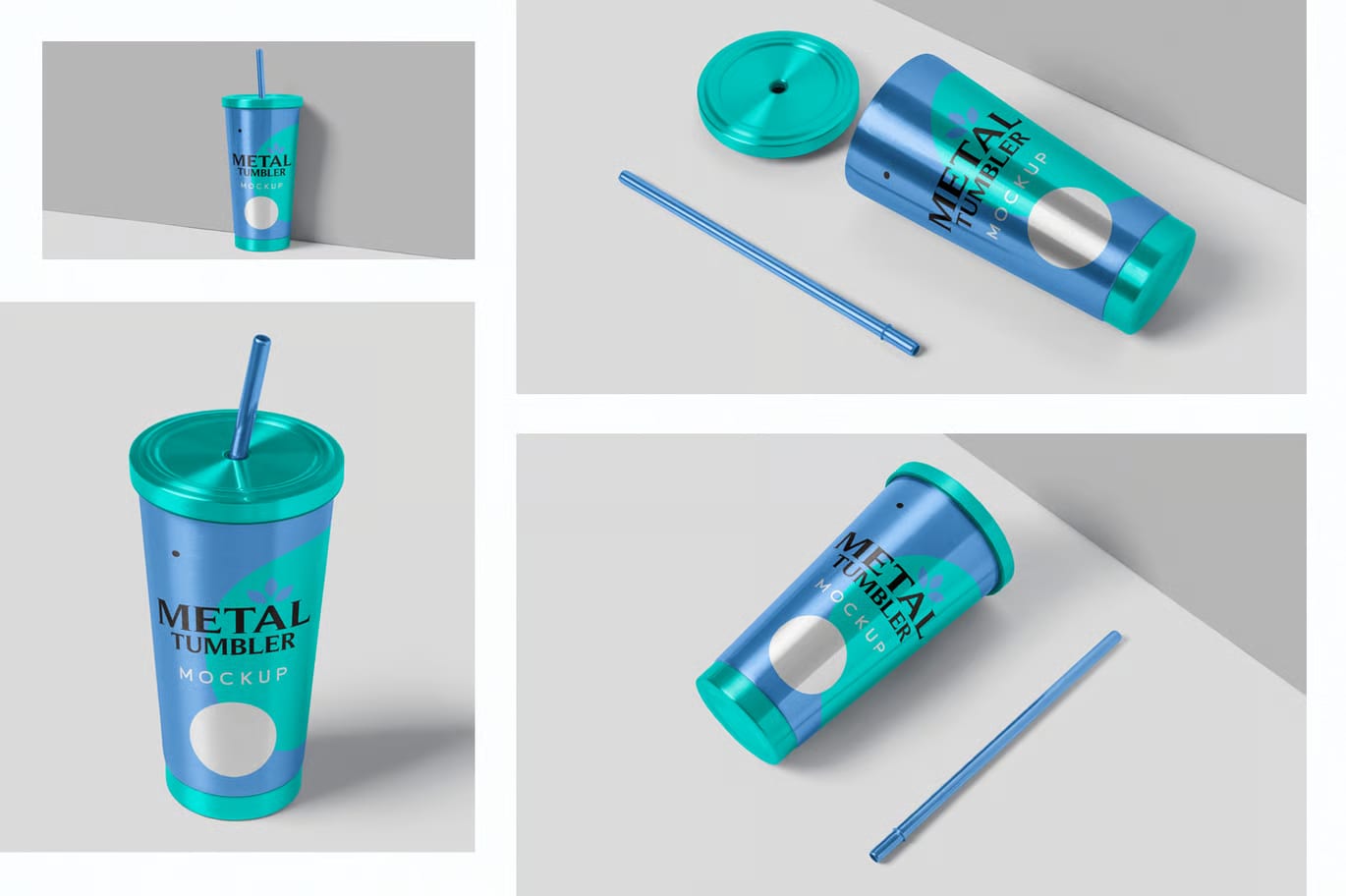 Free Steel Tumbler Cup Mockups 5