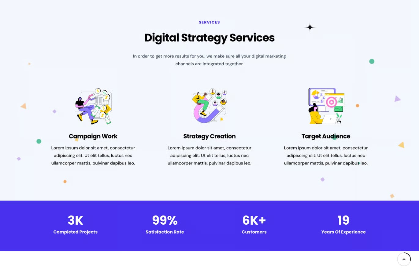 Lunax Free Digital Marketing Agency WordPress Theme 3