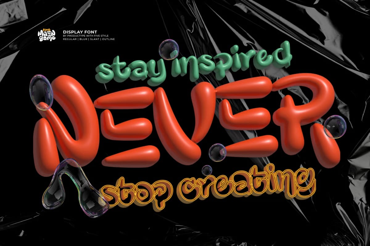 Maengame Free Display Font 3