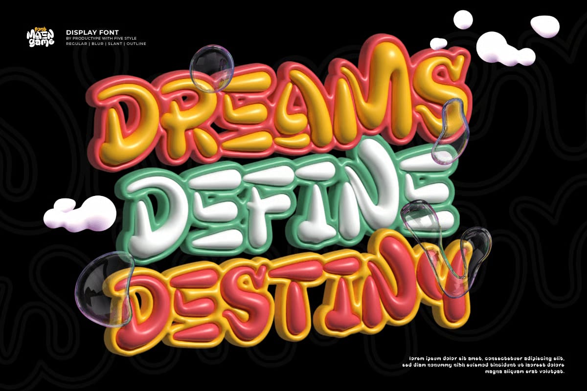 Maengame Free Display Font 7