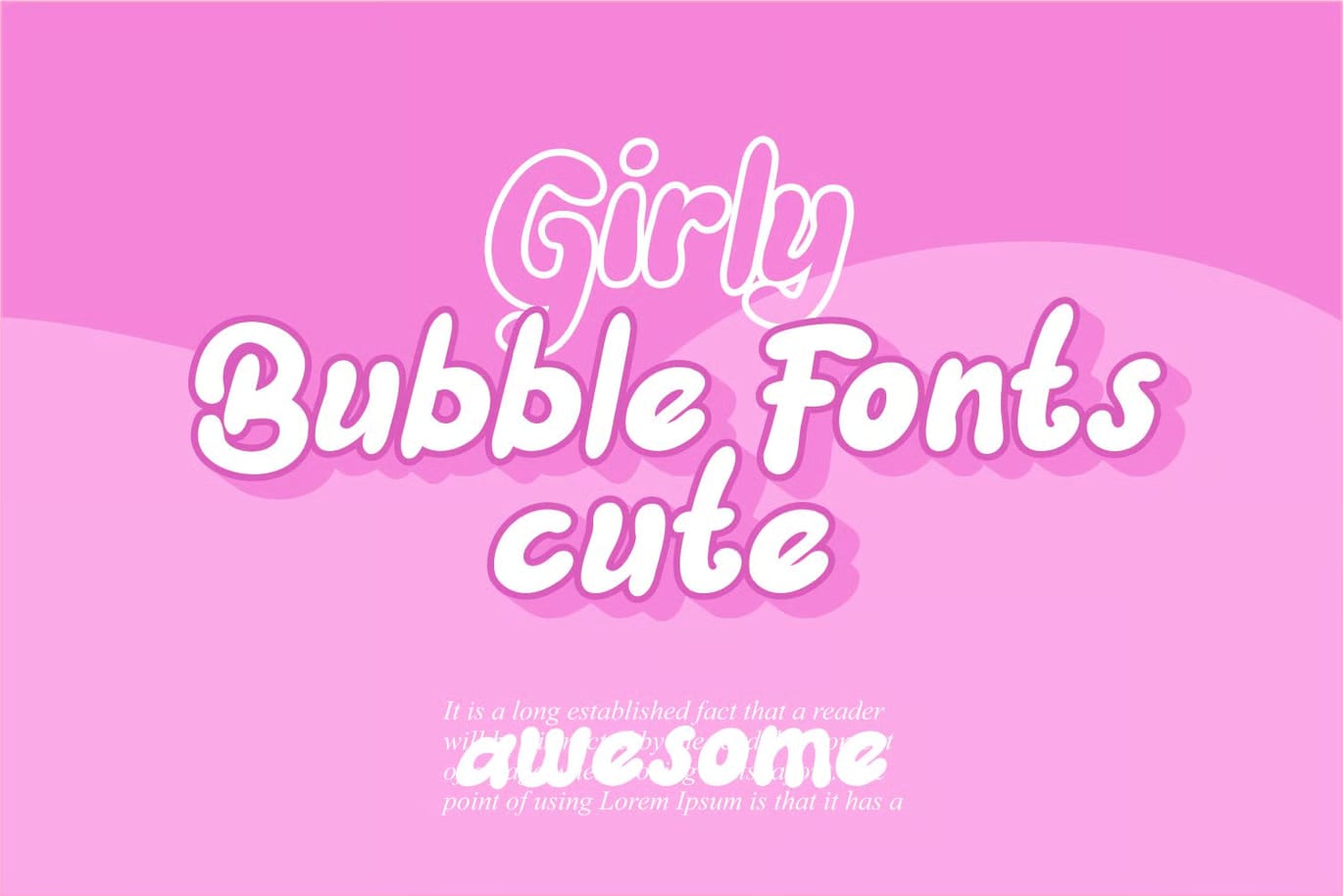 Ravioly Free Bubble 3D Font 7