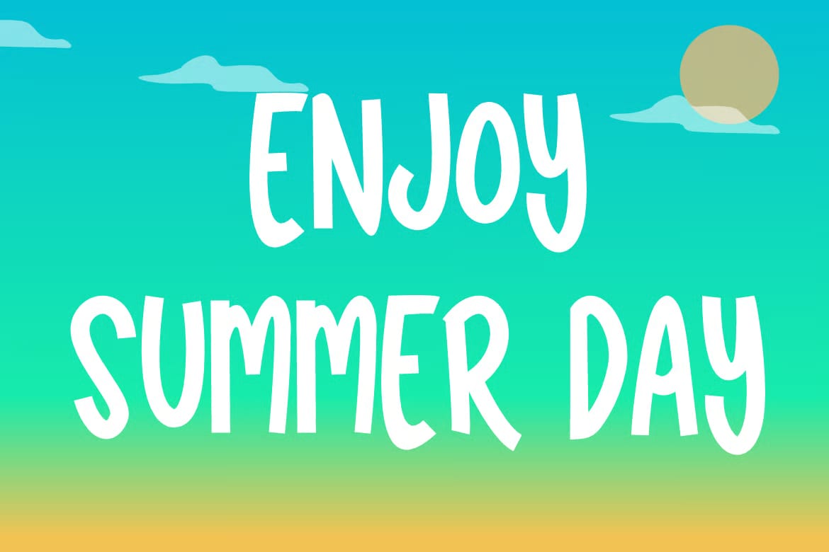 Road Summer Free Font 8