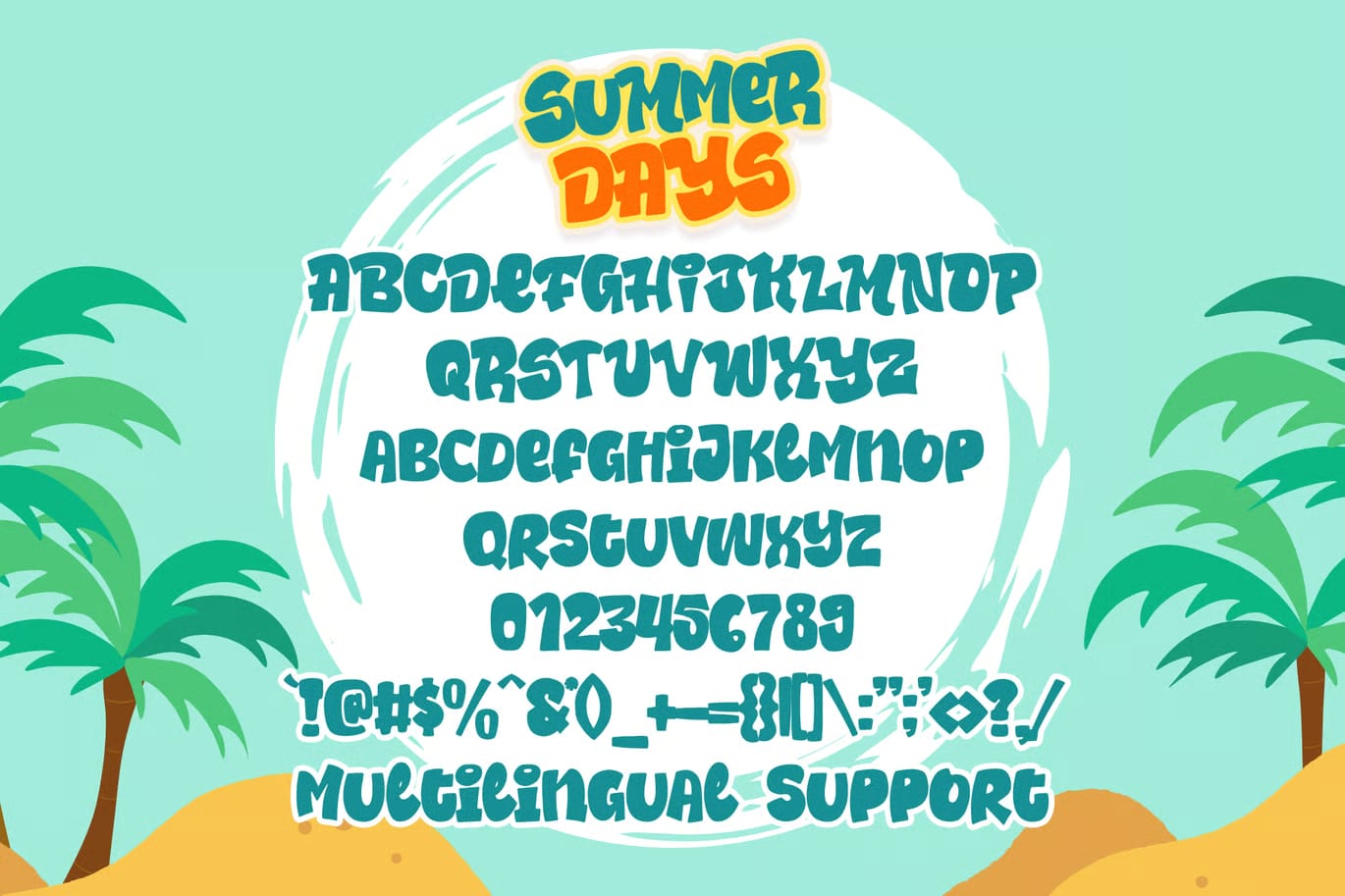 Summer Days Free Font 3