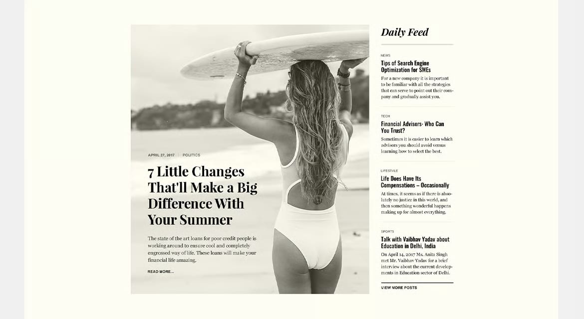The Newspaper Free News Magazine Editorial WP Theme 2