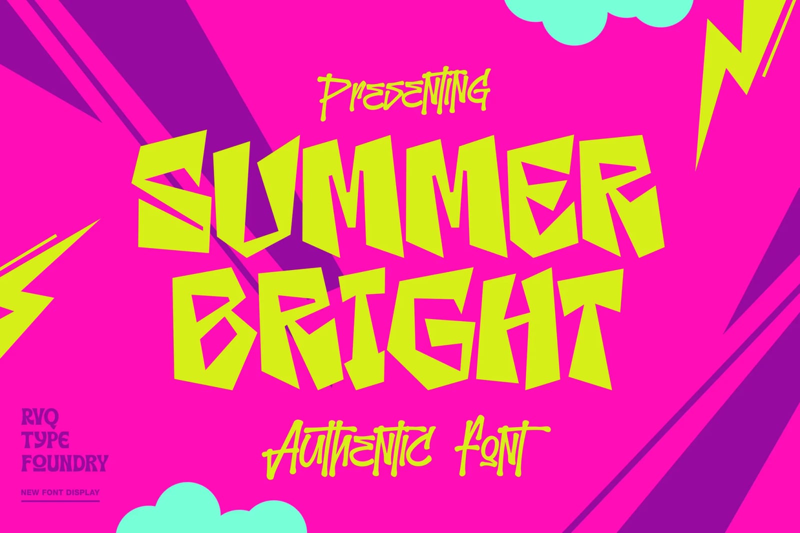 The Summer Bright Free Display Font 1