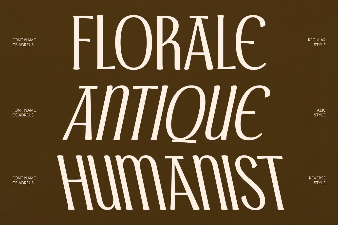 Adreus Free Display Serif Font 2