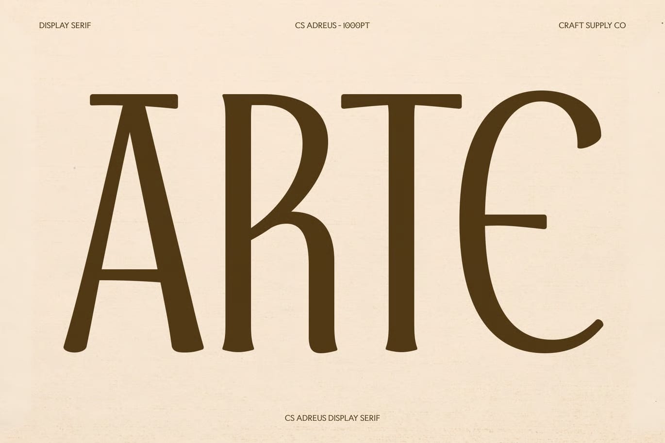 Adreus Free Display Serif Font 7