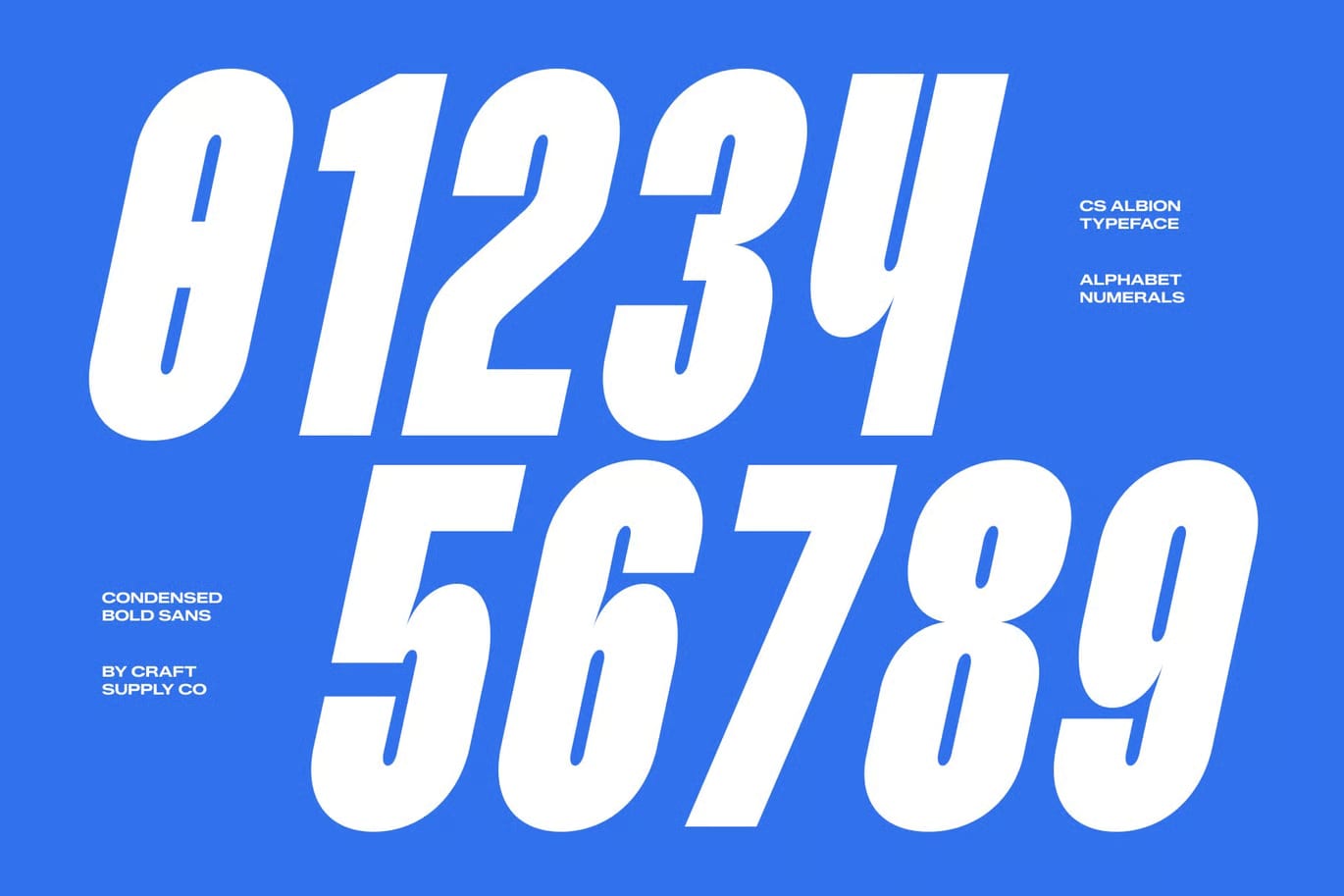 Albion Free Condensed Font 5