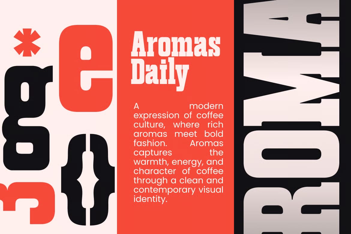 Aliqua Free Modern Display Slab Serif 3