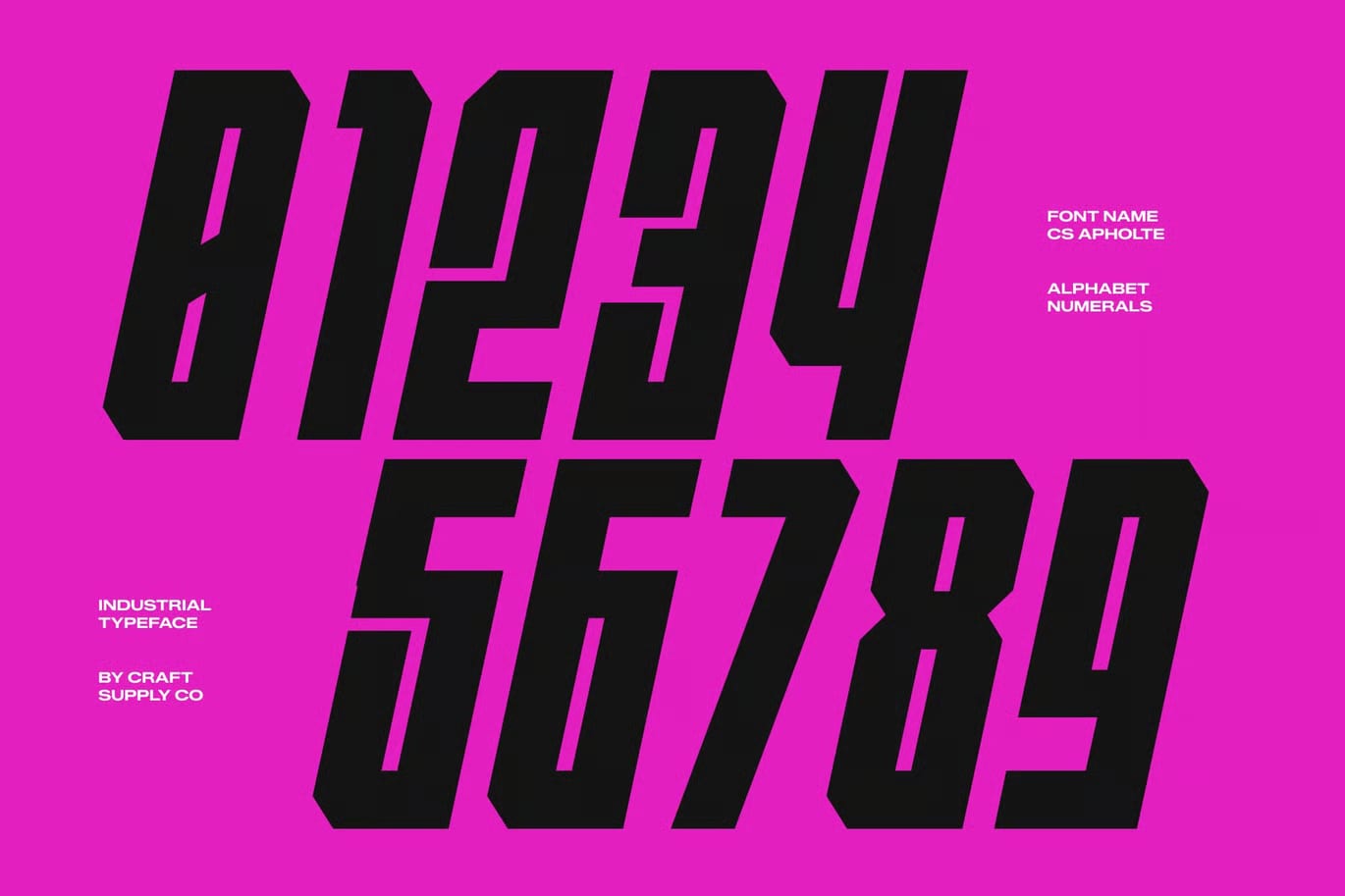 Apholte – Free Condensed Font 3