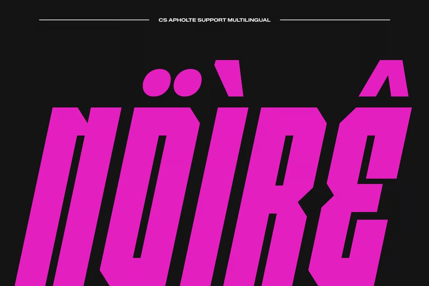 Apholte – Free Condensed Font 4