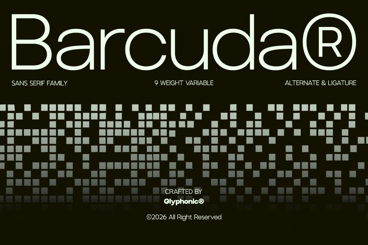 Barcuda Free New Modern Sans 1