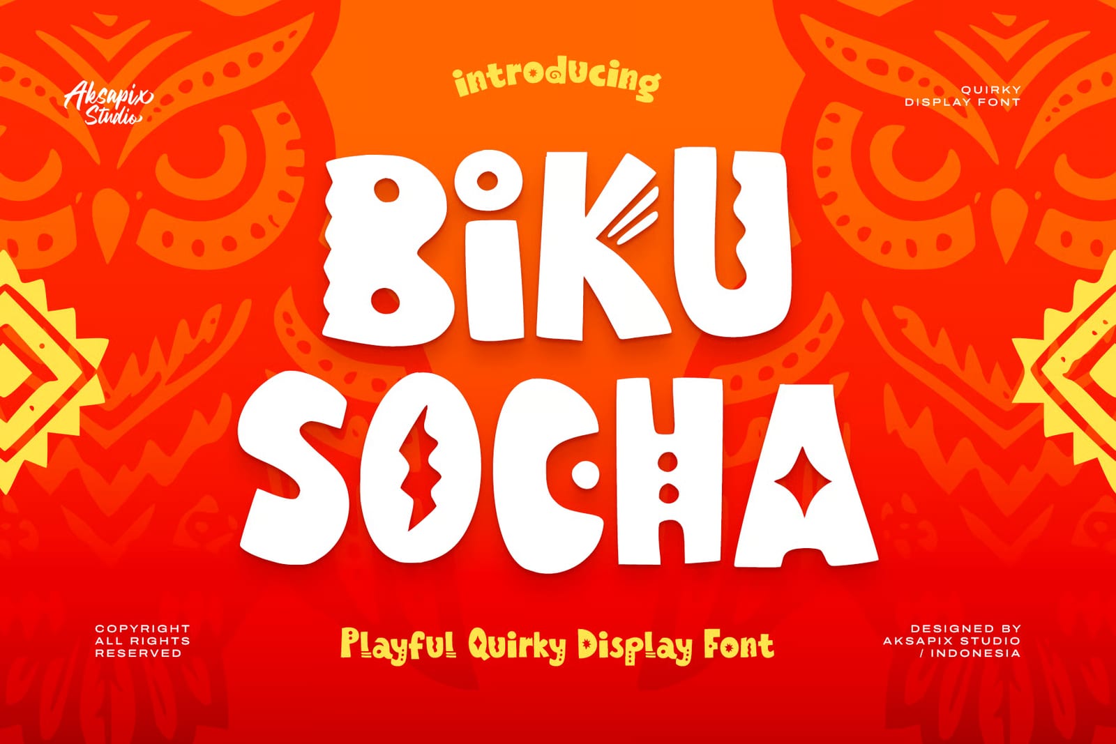 Biku Socha Free Playful Quirky Display Font 1