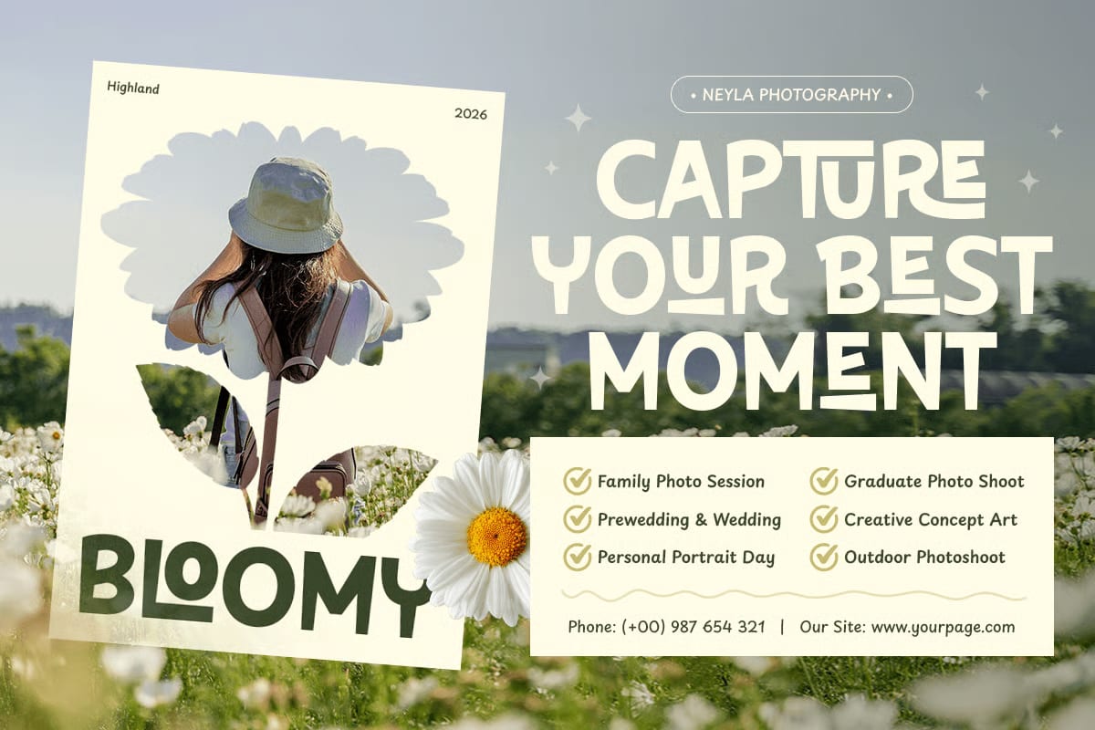 Bloomy Free Playful Display Headline Font 6