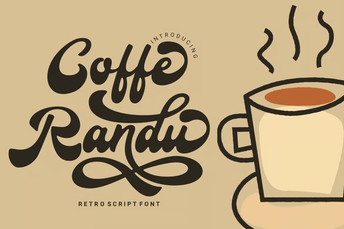 CoffeRandu Free Retro Script Font 1