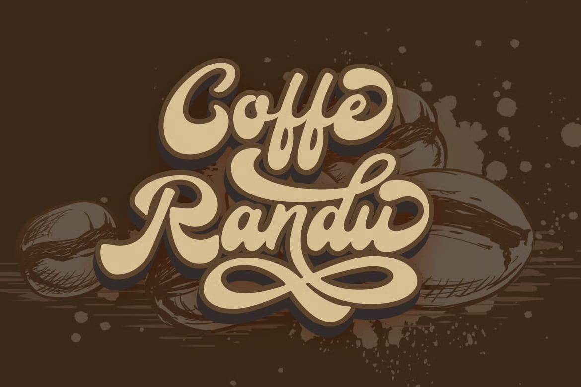 CoffeRandu Free Retro Script Font 5