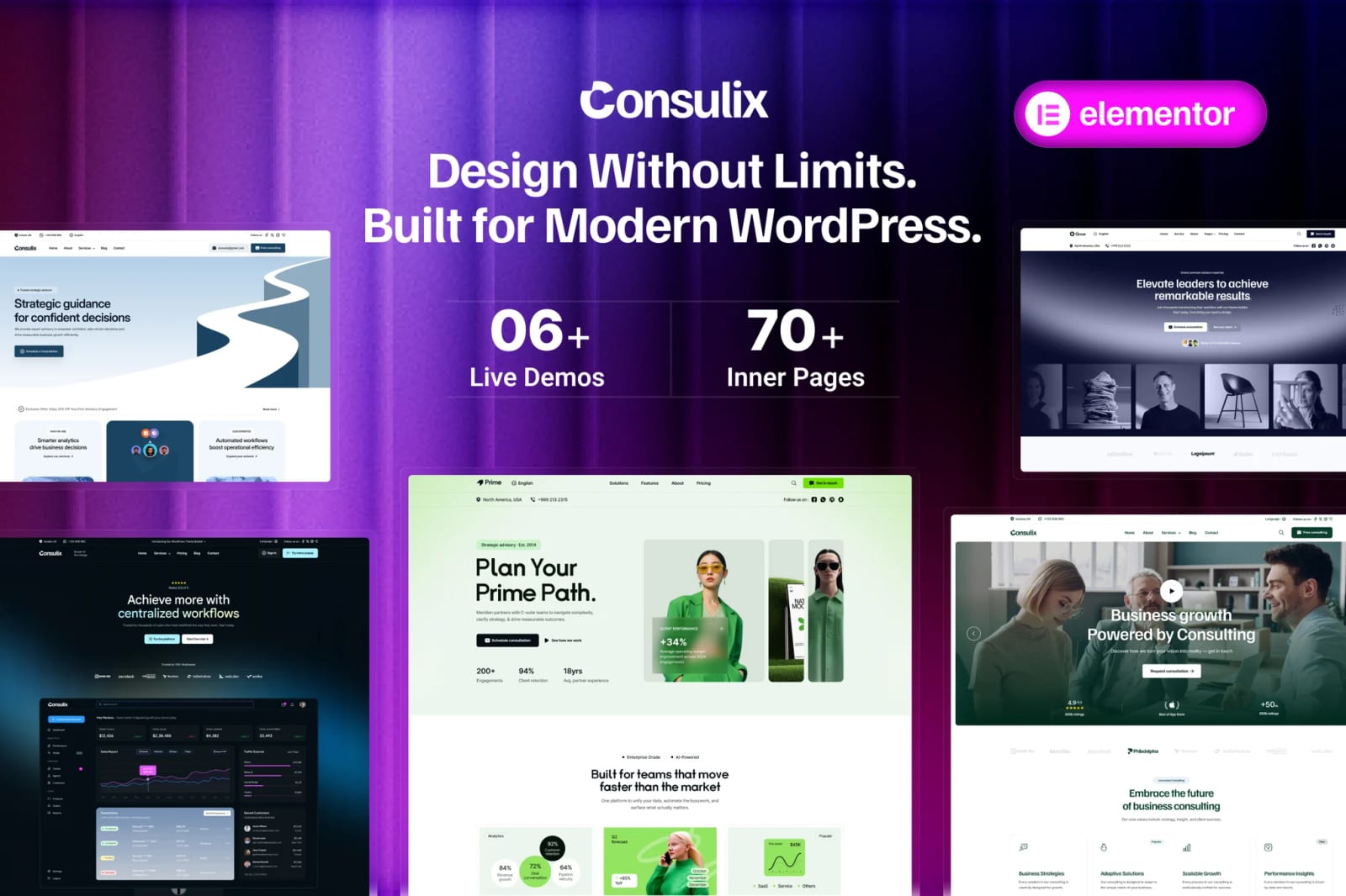 Consulix Free Business, Consulting WordPress Theme 1