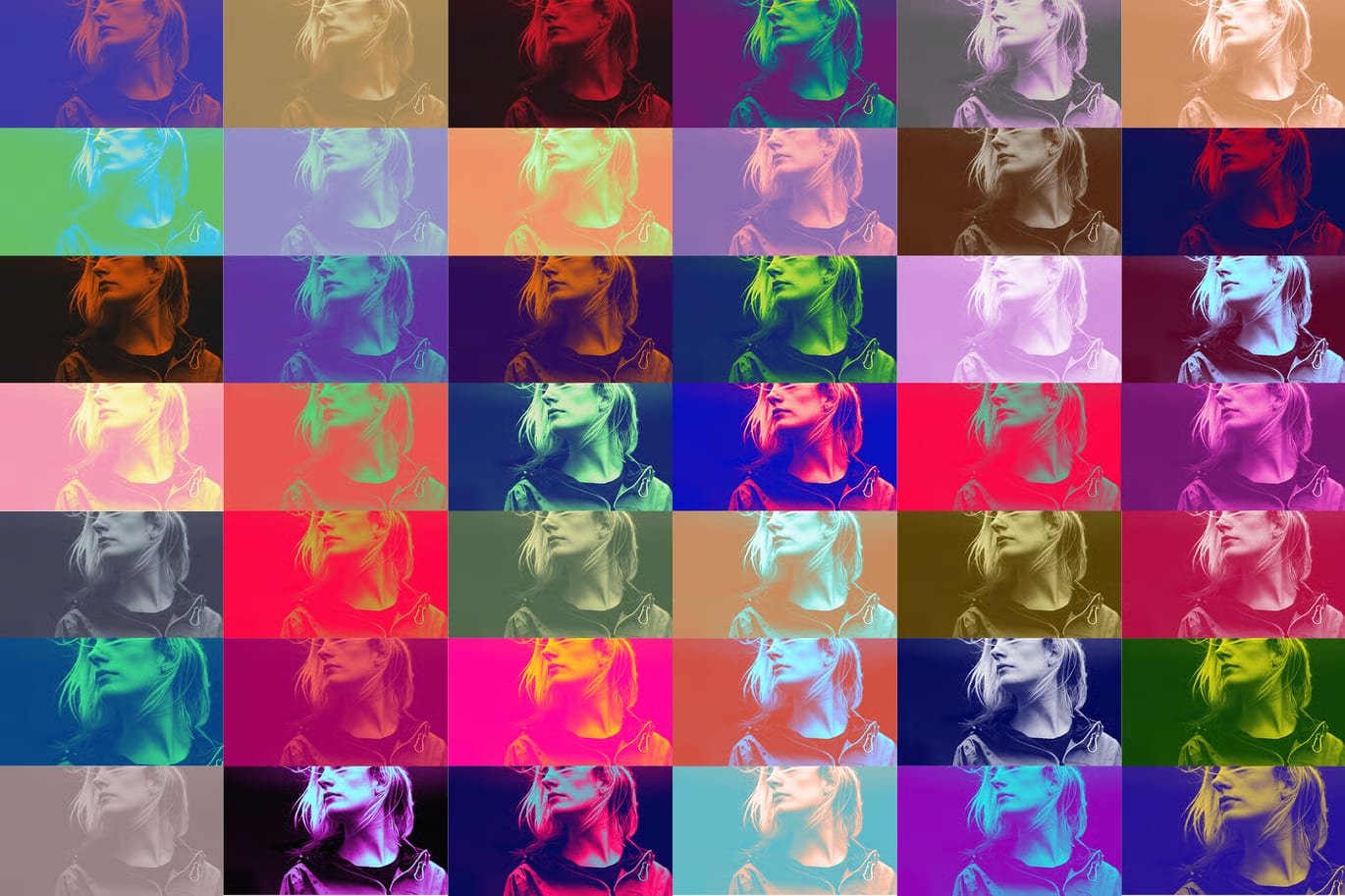 Free 42 Duotone Effect Gradient Maps 3