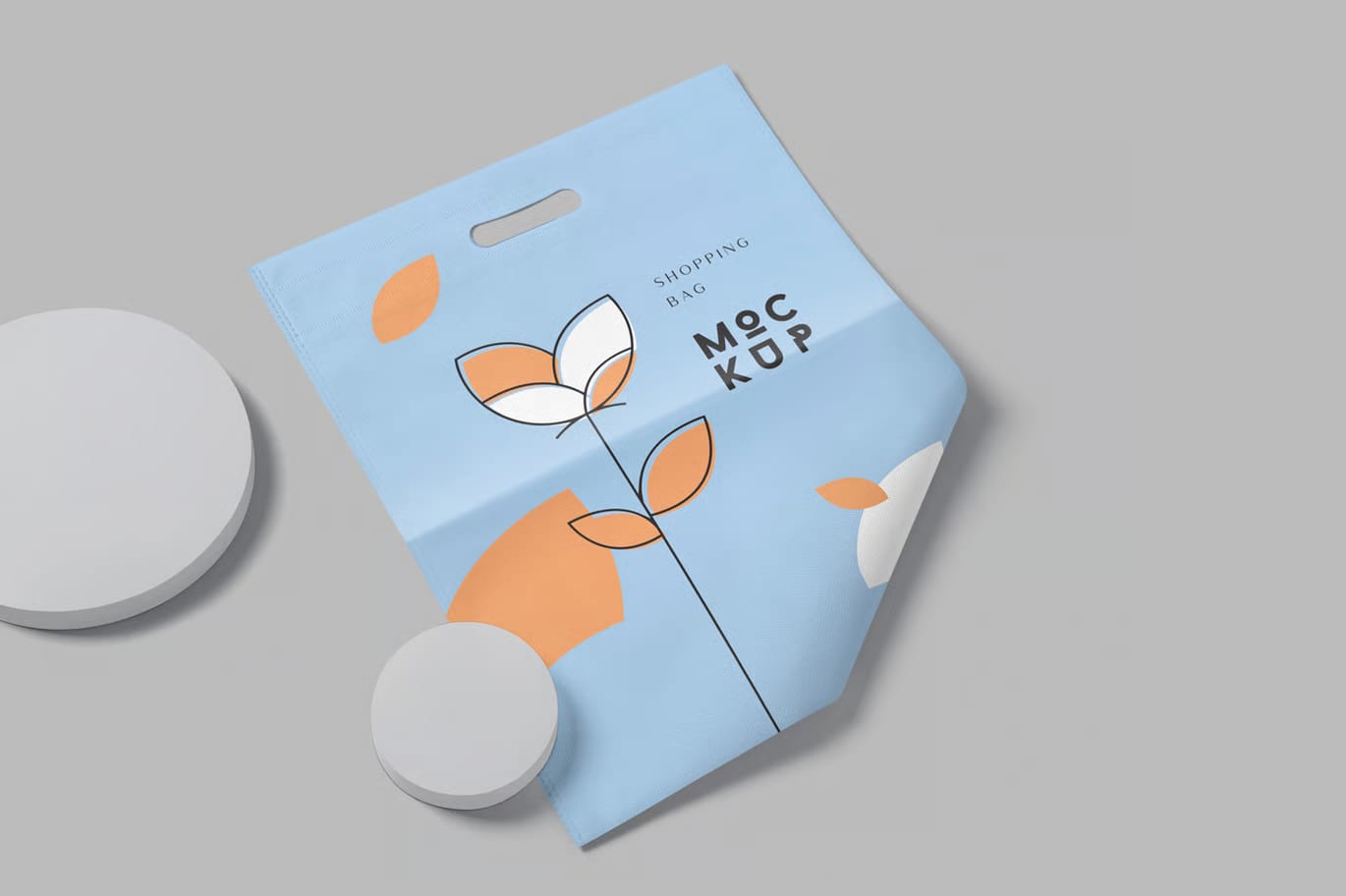 Free 5 Beautiful Shopping Bag Mockups 2