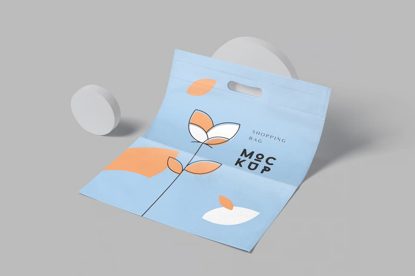Free 5 Beautiful Shopping Bag Mockups 6