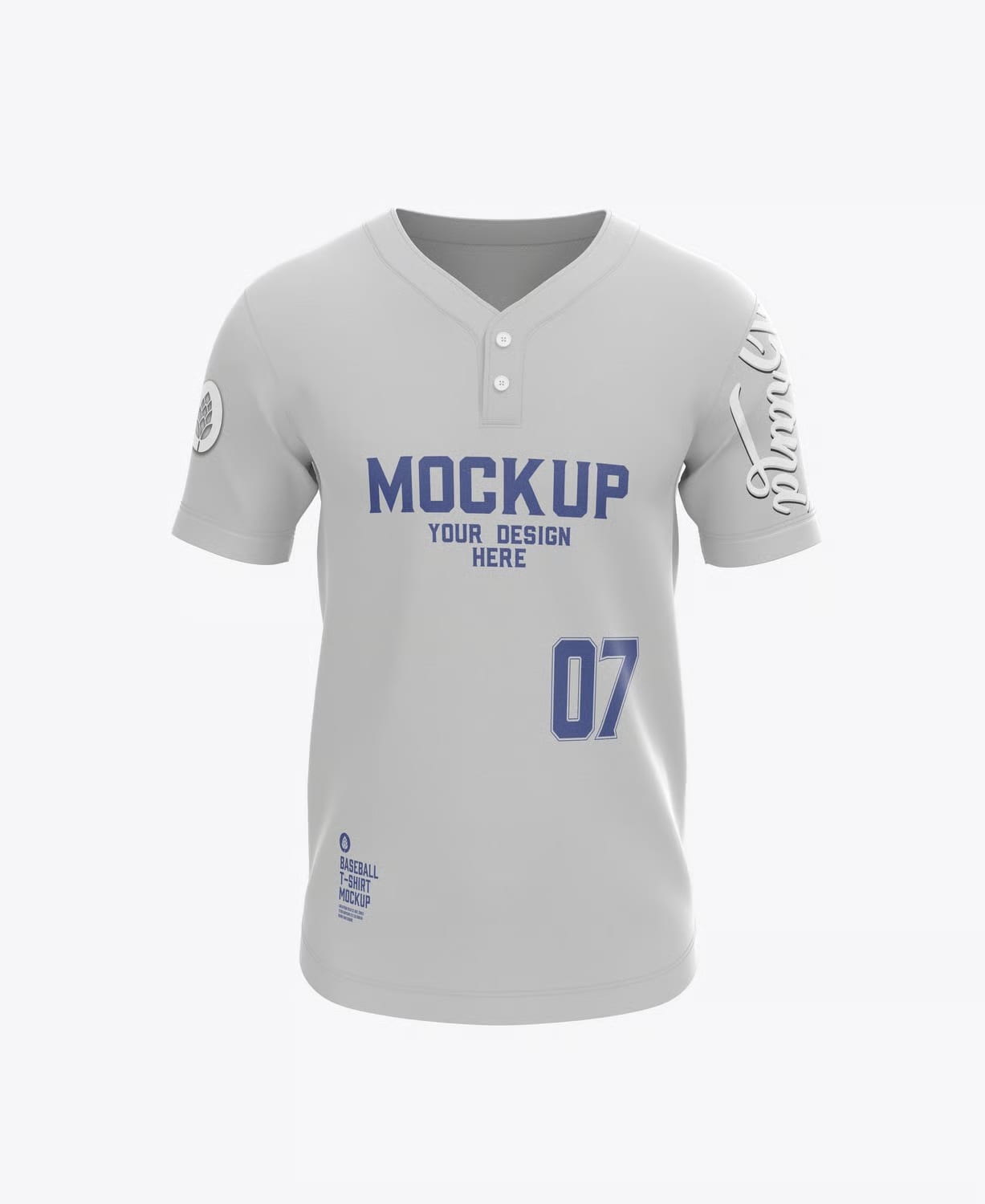 Free Baseball Jersey Mockup 3