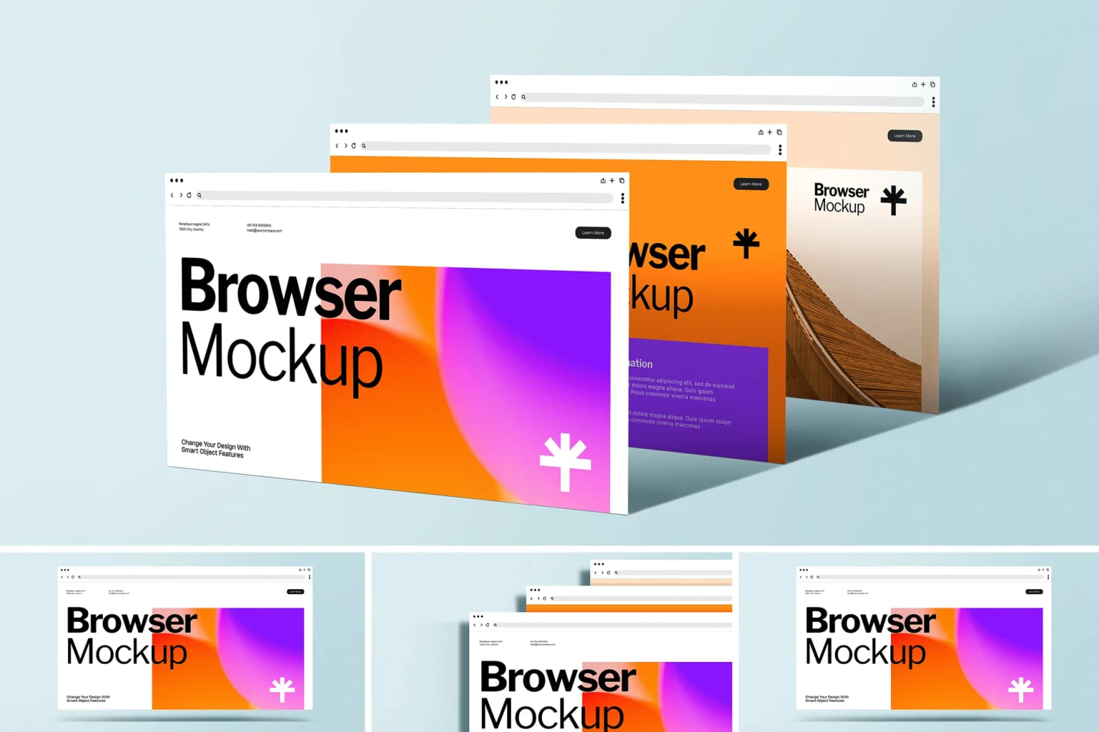 Free Browser Mockup 1