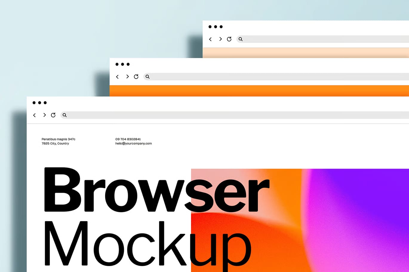 Free Browser Mockup 2