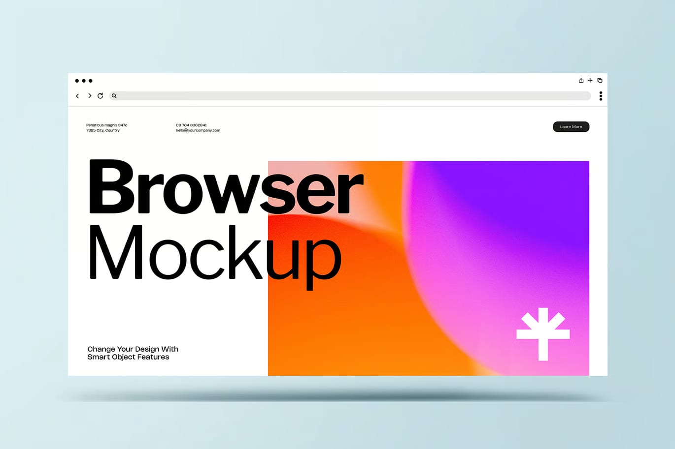 Free Browser Mockup 3