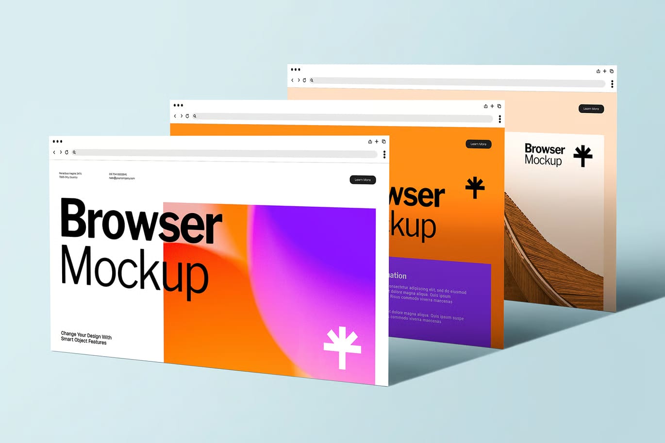 Free Browser Mockup 4