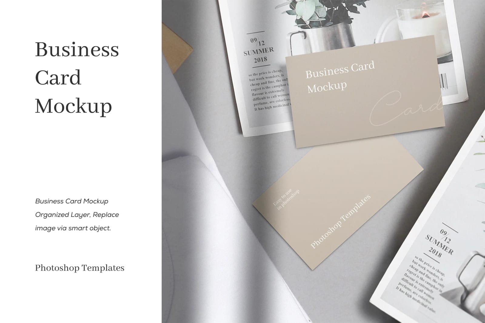Free Business Card Mockup 1