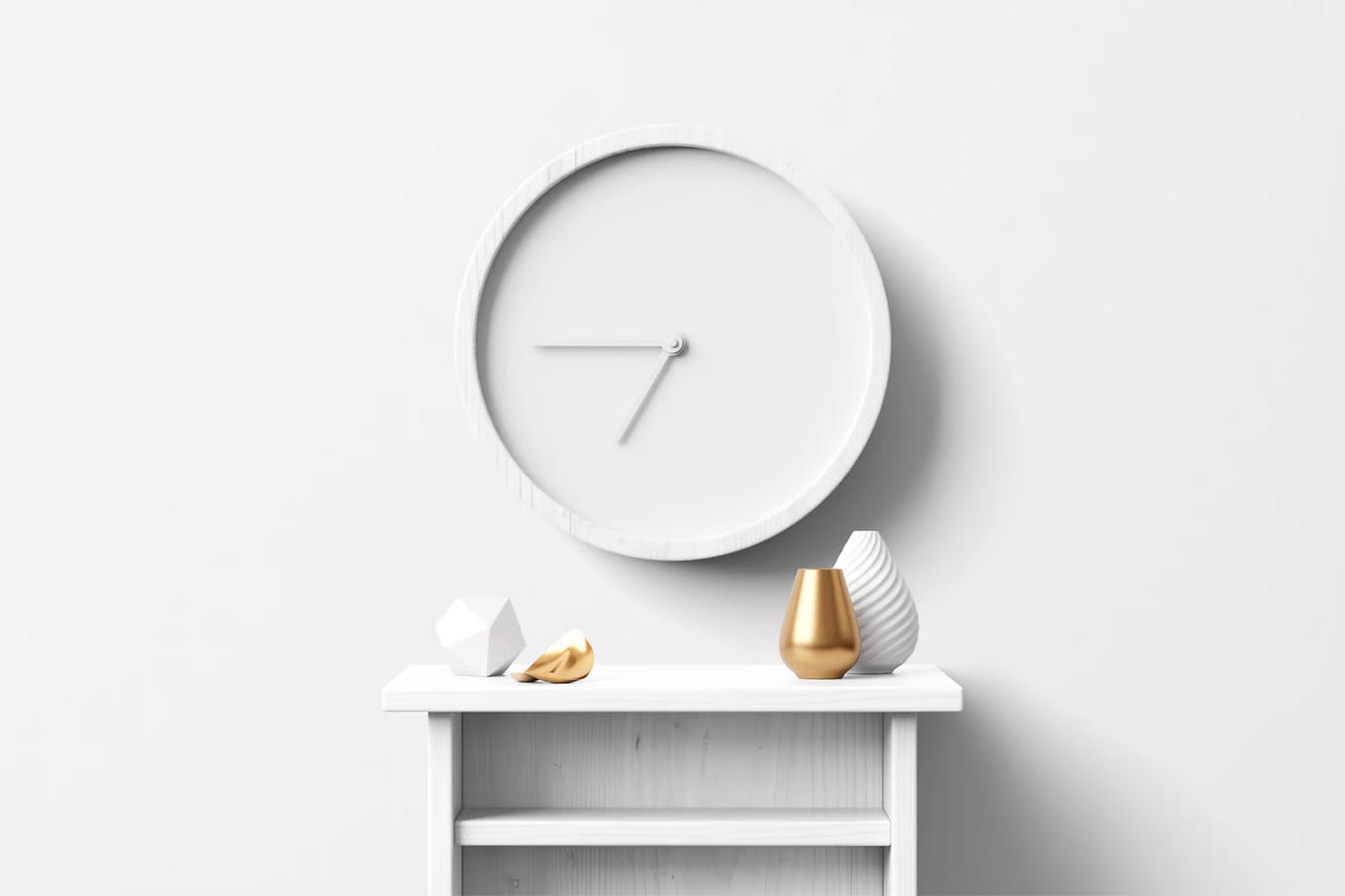Free Clock Mockup 2