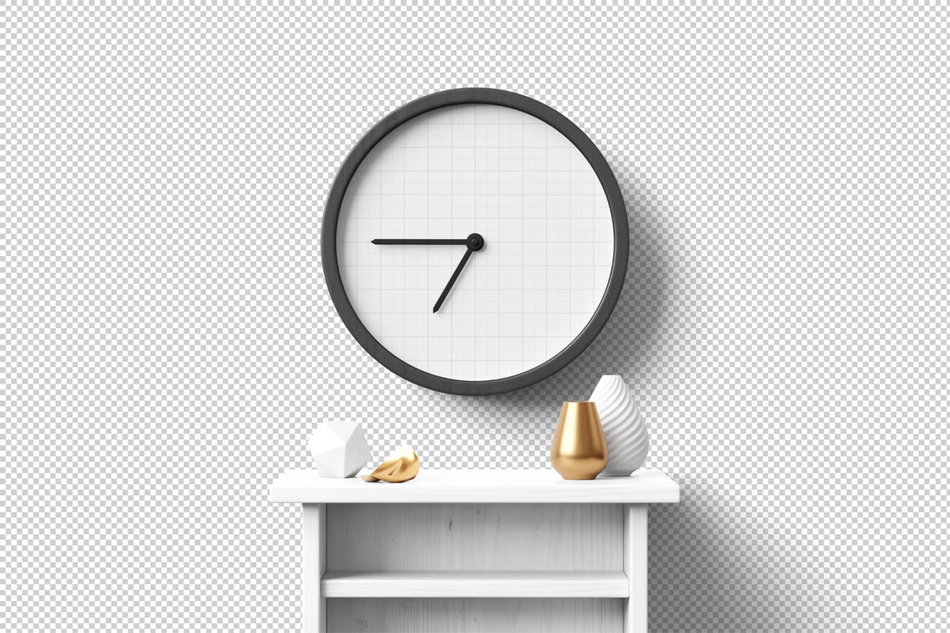 Free Clock Mockup 3