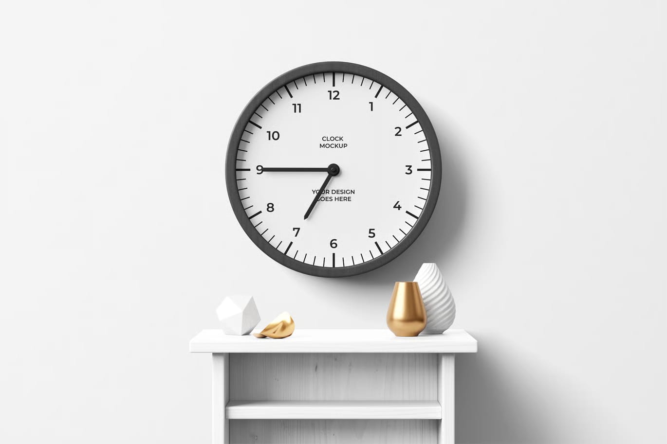 Free Clock Mockup 5