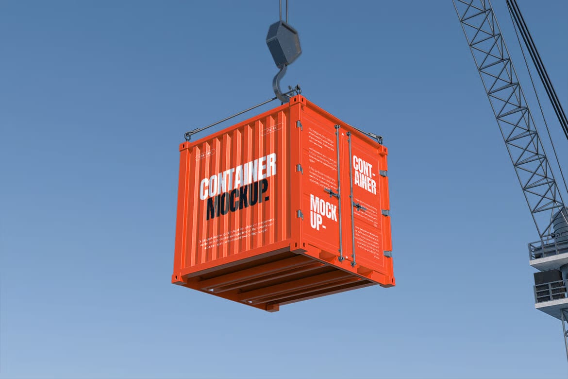Free Container Mockup 3