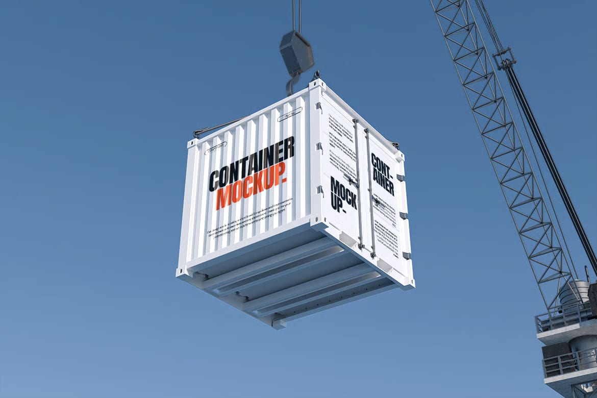 Free Container Mockup 4