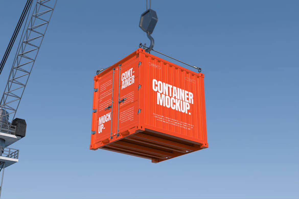 Free Container Mockup 5