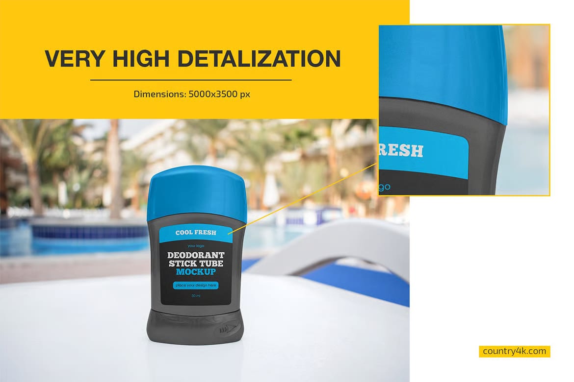 Free Deodorant Stick Tube Mockup Set 2