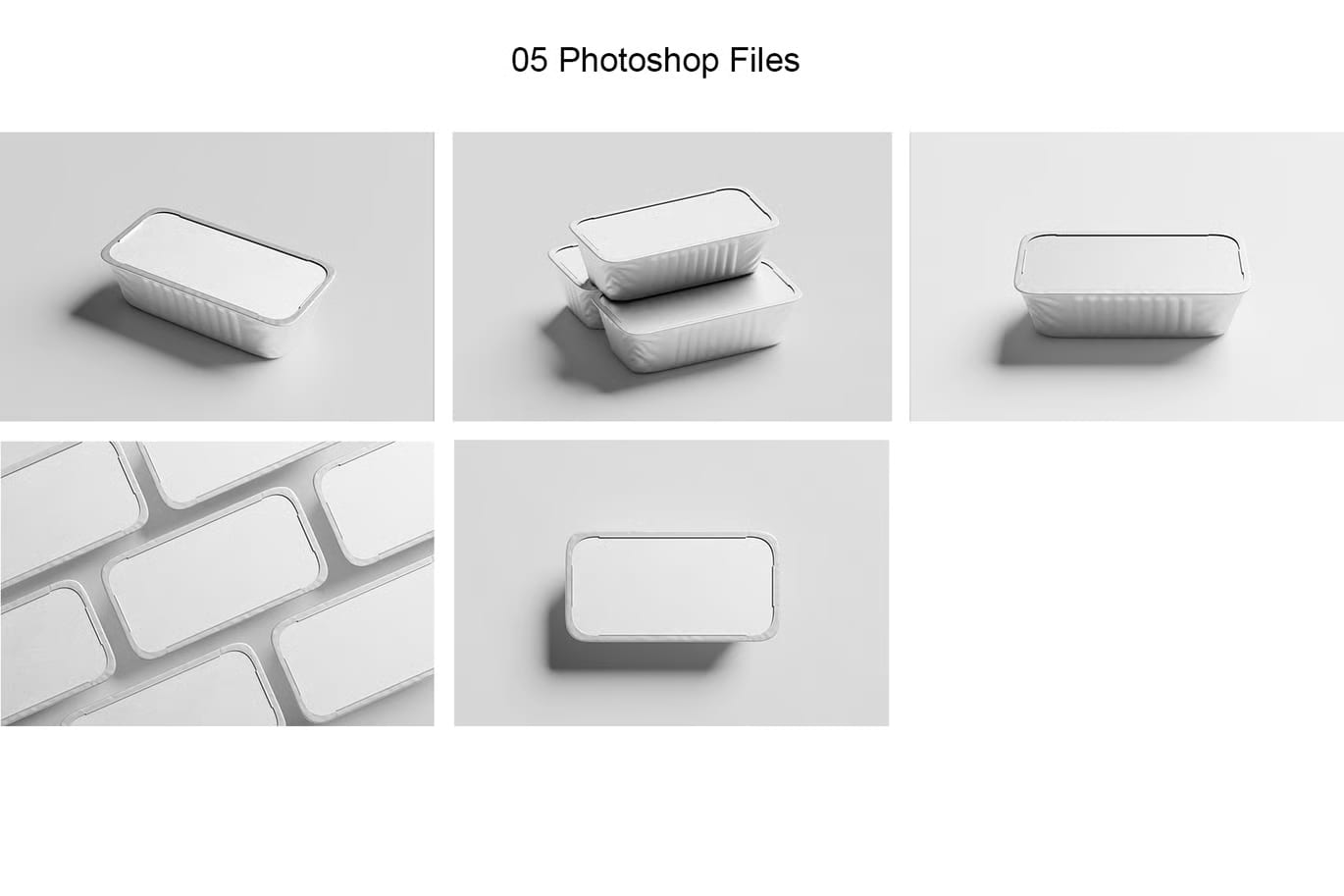 Free Food Container Mockup 7