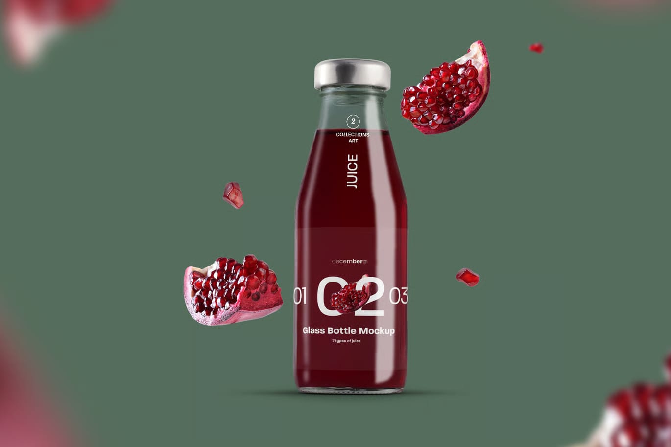 Free Glass Juice Bottle Mockup. 7 Juice Samples 6