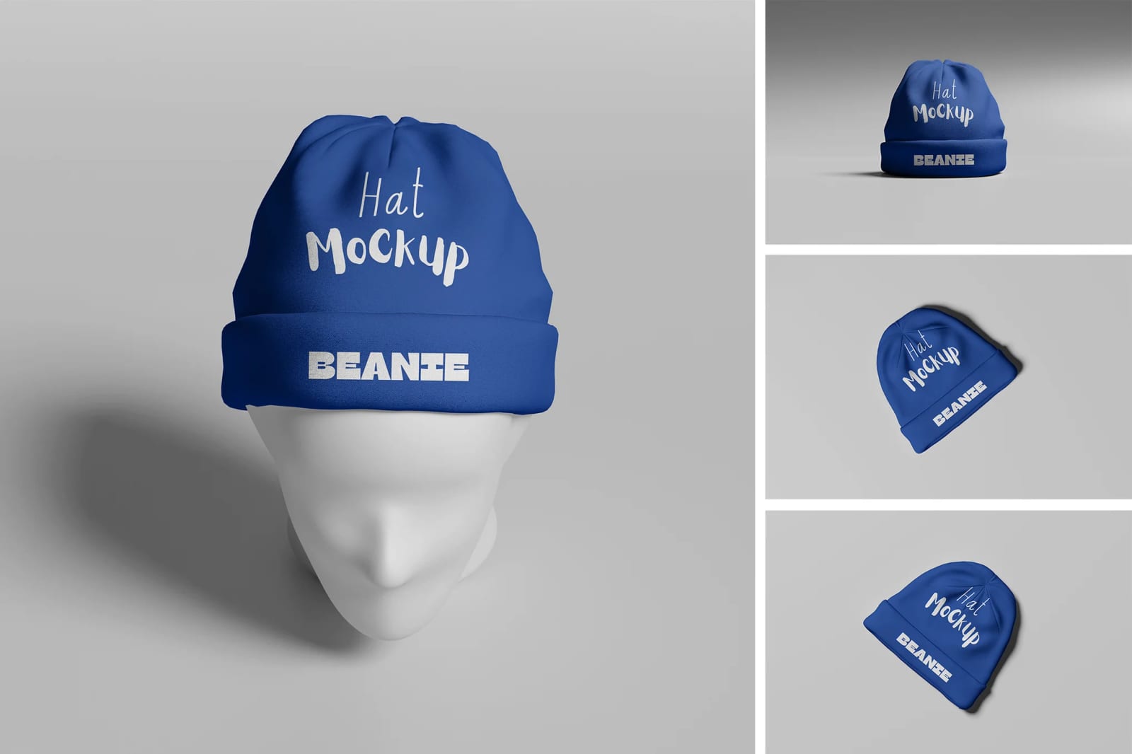 Free High Quality Beani Hat Mockup 1