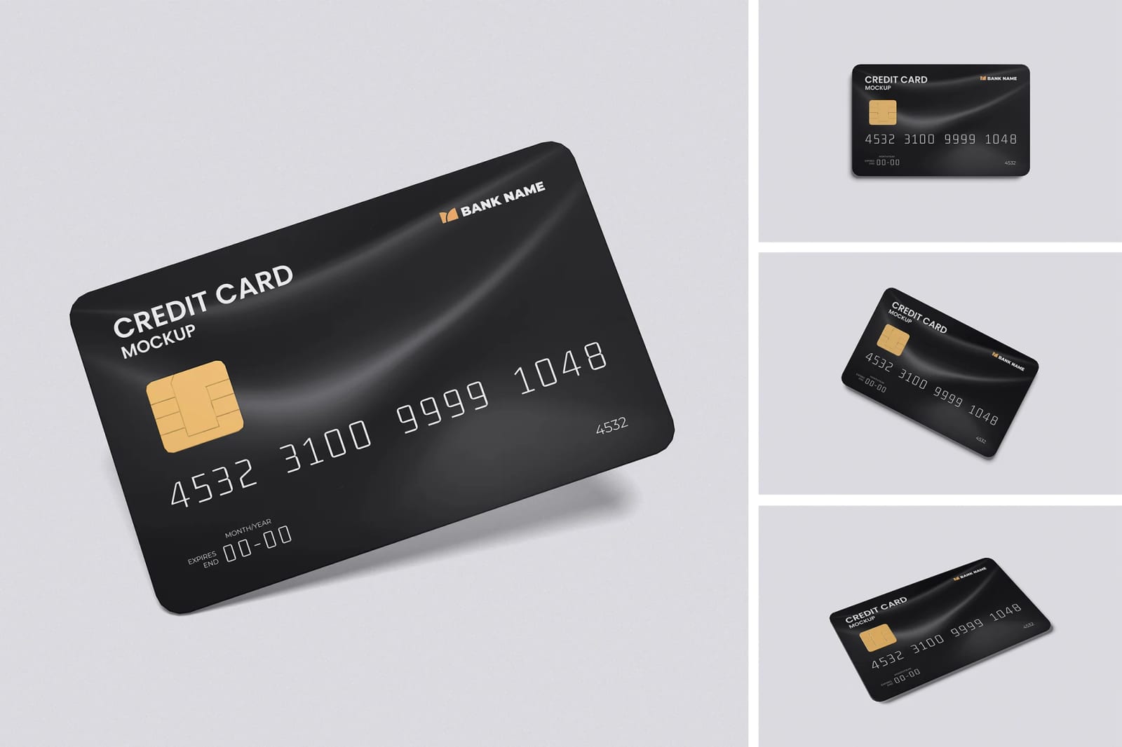 Free High Quality Realistic Credit Card Mockup 1